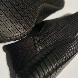 Skechers Black Slip-Resistant Hands-Free Slip-ins, Size 6.5, Wide-Fit